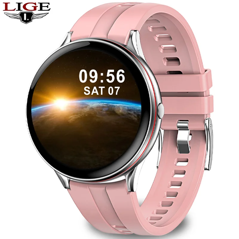 

Смарт-часы LIGE с цветным экраном, многофункциональные часы для мужчин и женщин, спортивный трекер сердечного ритма, кровяного давления, ...