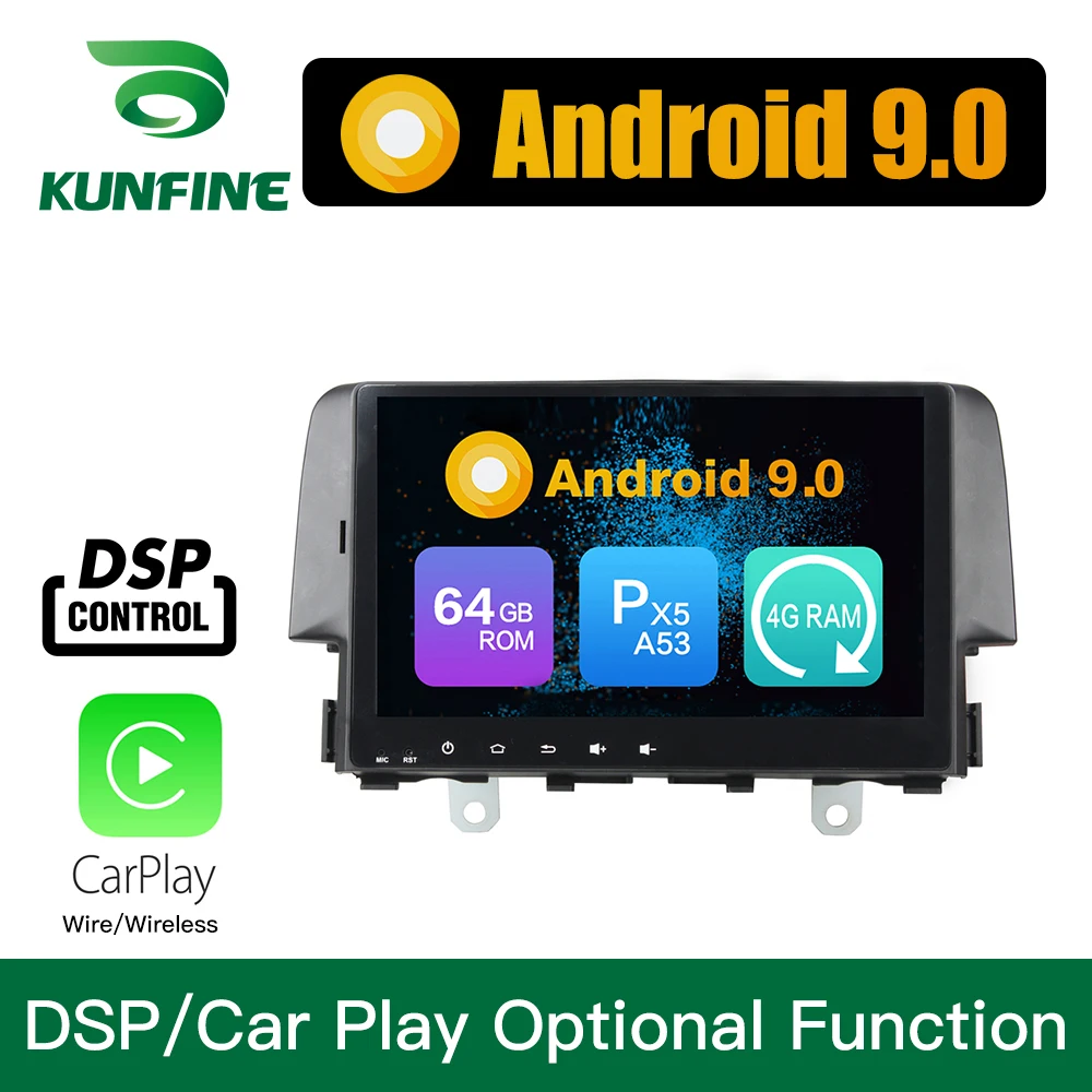 Android 9 0 Восьмиядерный 4 Гб ОЗУ 64 ПЗУ автомобильный DVD GPS навигатор мультимедийный
