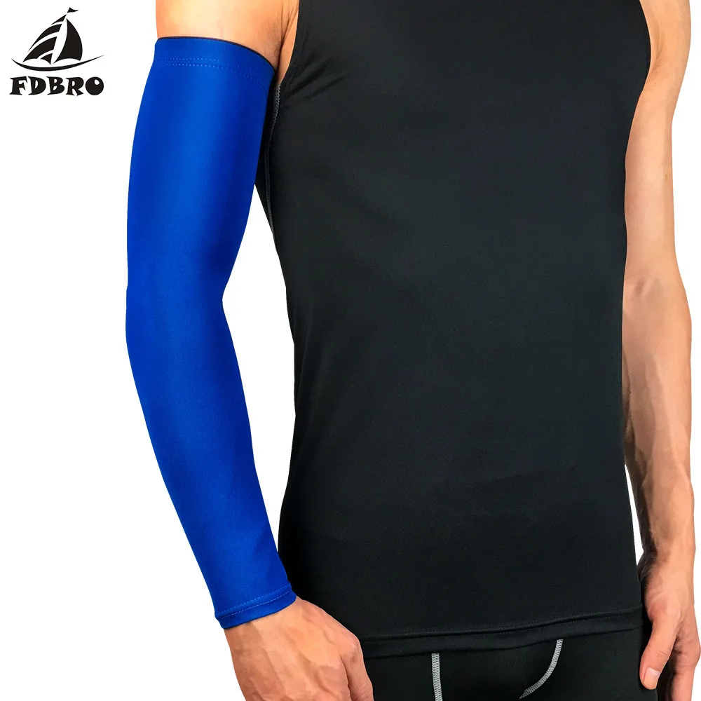 FDBRO 1 пара дышащая защита от ультрафиолета рукава для бега баскетбольная
