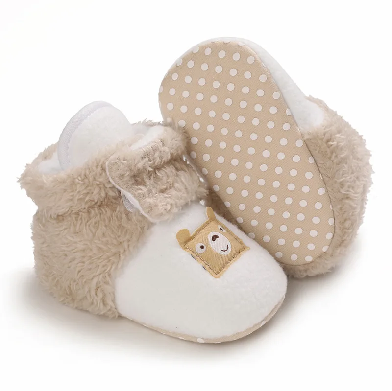 Детские ботинки для новорожденных х/б Нескользящие | Мать и ребенок