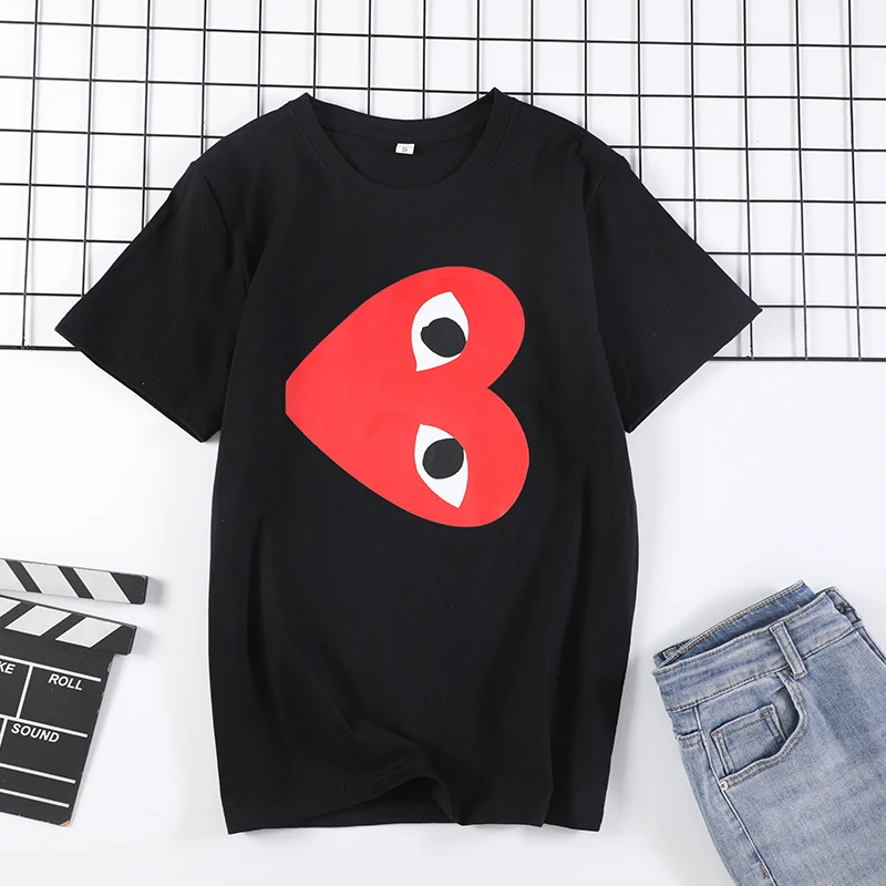 

Hot sale New short sleeve Couple pure cotton T-Shirt o-neck soft solid cotton breathable t-shirt Men and women