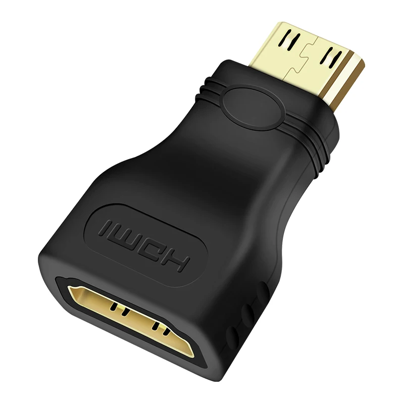 2pcs Gold Plated Mini Hdmi To Hdmi Adapter Male To Female Co