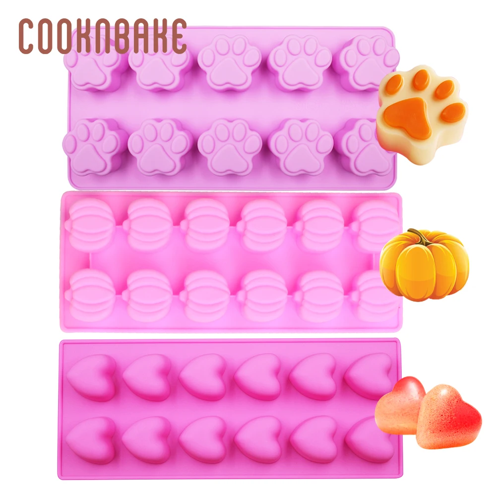 COOKNBAKE силиконовая форма-сердце для шоколадных конфет мини gummy jello ледяной поднос