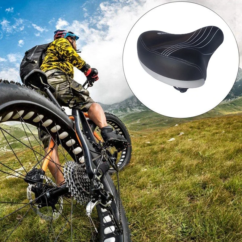Седло для электровелосипеда утолщенное удобное дышащее Велосипедное Сиденье