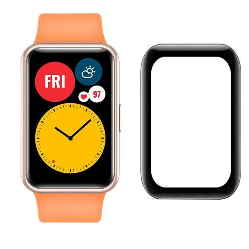 3D с закругленными углами и полным краем Smartwatch мягкая защитная пленка крышка для