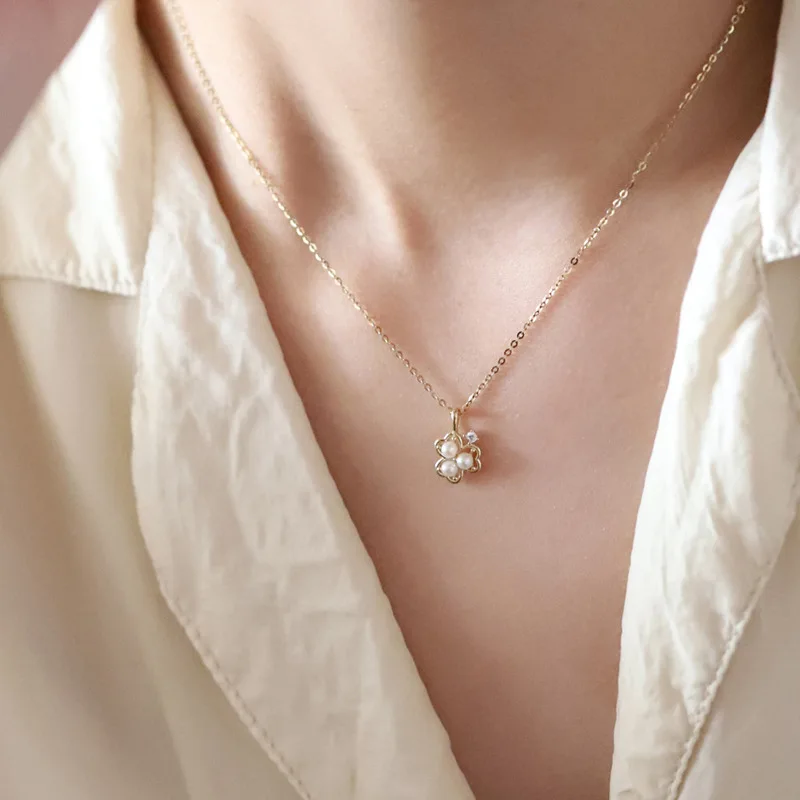 

Женское ожерелье из серебра 925 пробы, с жемчугом