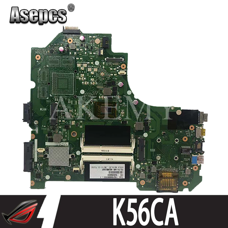 K56CA Материнские платы 1007/2117 CPU для For Asus S550C K56CM K56CB S56C K56C материнской ноутбука MAINBOARD