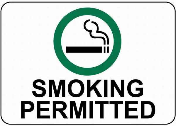 

Smoking Permitted W Symbol Retro Metal Wall Tin Sign New Living Aluminum Plaque Poster Nostalgic Art Decoration