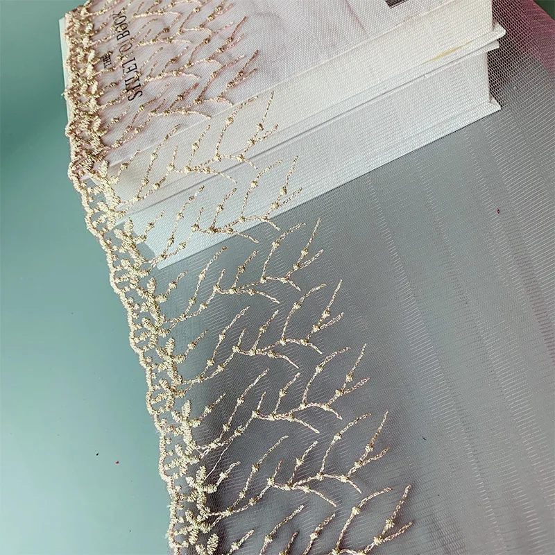 30Yards Cheap Embroidery Mesh Beautiful Lace Trim 28cm Wide Fabric Ribbon DIY Dress for Sewing Accessories Apparel |