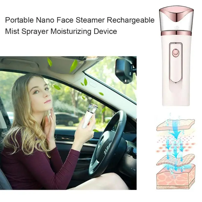 Портативный Перезаряжаемый нано-отпариватель для лица мистер распылитель сауна