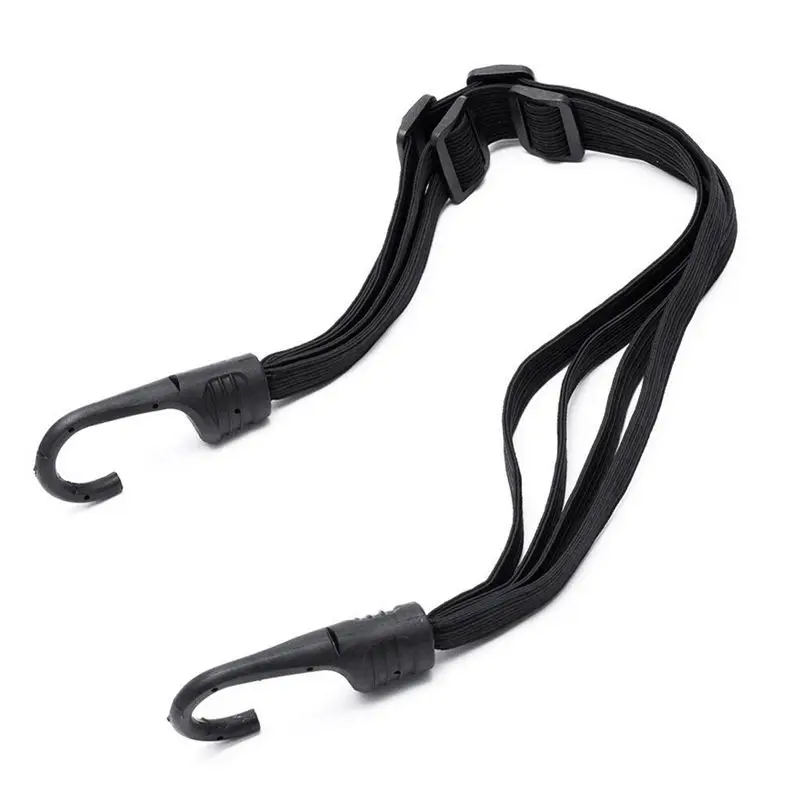 

Padded helmet net motorcycle helmet luggage retractable stretch rope strap, 2 hooks
