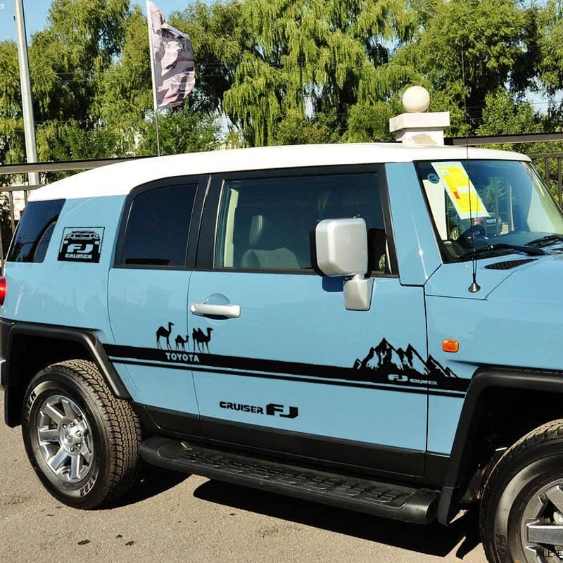 Lsrtw2017 кузова автомобиля Стикеры для Toyota FJ Cruiser 2007 2008 2009 2010 2011 2012 2013 аксессуары