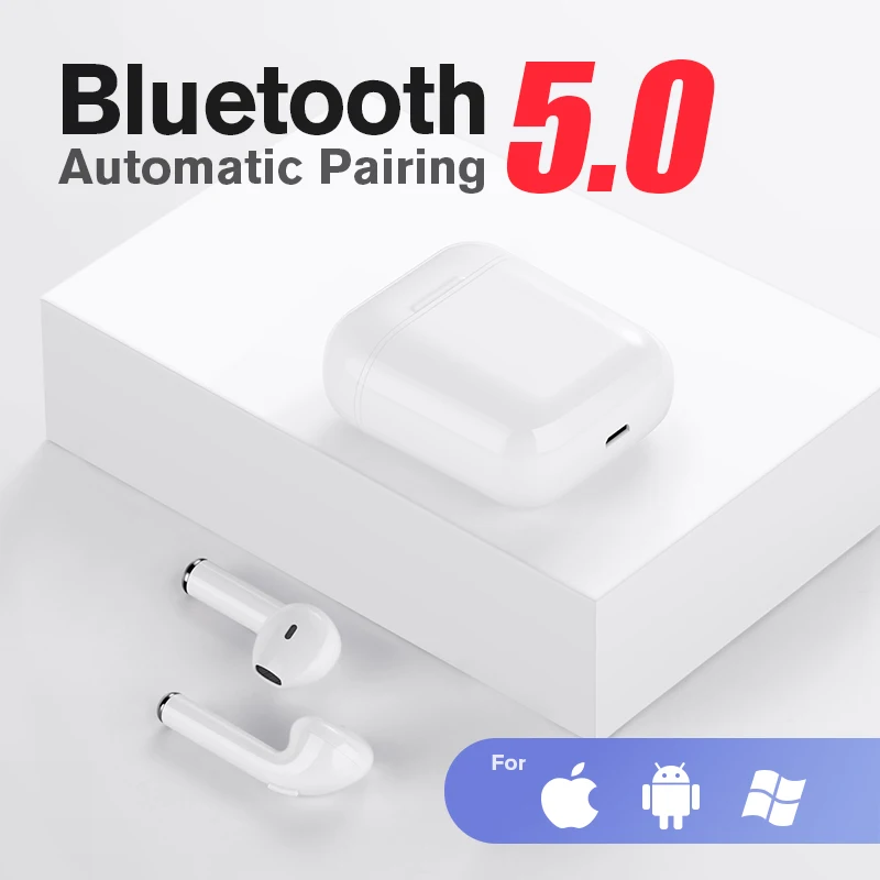 SANLEPUS i10 TWS 5,0 беспроводные Bluetooth наушники стерео наушники-вкладыши мини гарнитура обновление для всех смартфонов