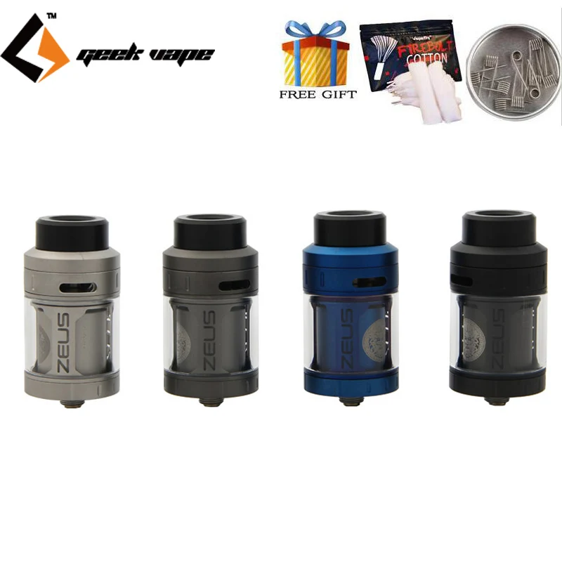 Оригинальный бак Geekvape Zeus RTA 4 мл герметичный с 3D потоком воздуха электронная