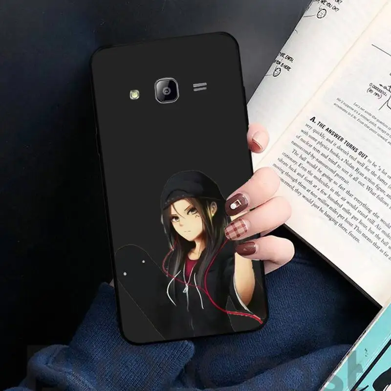 

Skateboard cartoon girl Phone Case For Samsung A32 A51 A52 A71 A50 A12 A21S S10 S20 S21 Plus Fe Ultra