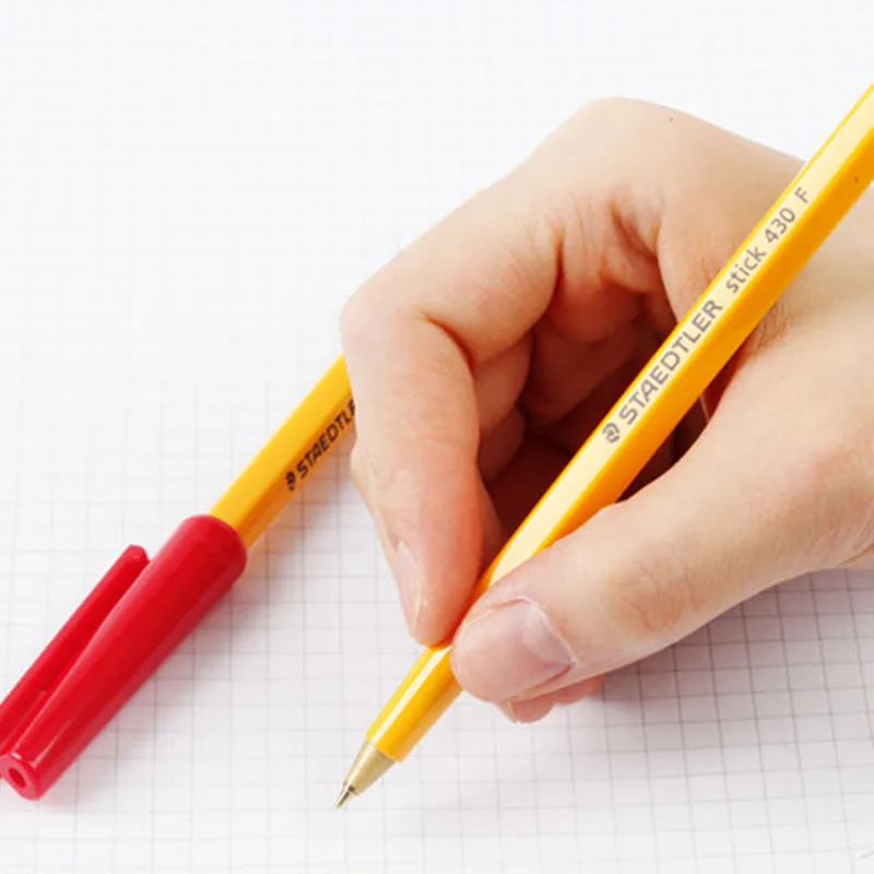 Шариковая ручка STAEDTLER 430F черная синяя красная гладкая чернильная шариковая Stylo