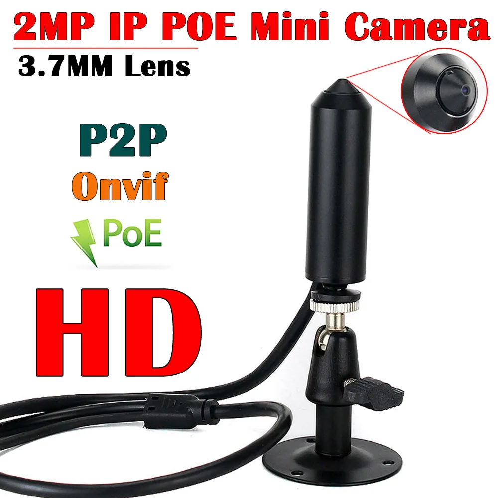 1080P POE Pinhole Covert IP камера видеонаблюдения сетевая видеокамера Поддержка Onvif Мини