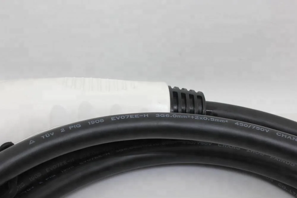 

32A sae j1772 ev charging cable ac charge for car with open end cable for public charging points