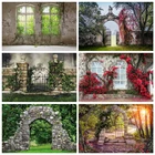 Фон Yeele для портретной фотосъемки с изображением кирпичной стены растений