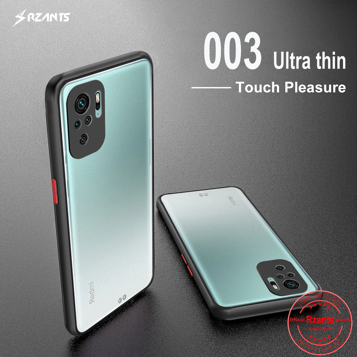 

Rzants For Xiaomi Redmi Note 10 10S Redmi Note 10 Pro Max 4G Case Soft Matte Casing Air Bag Protection Slim Clear Cover