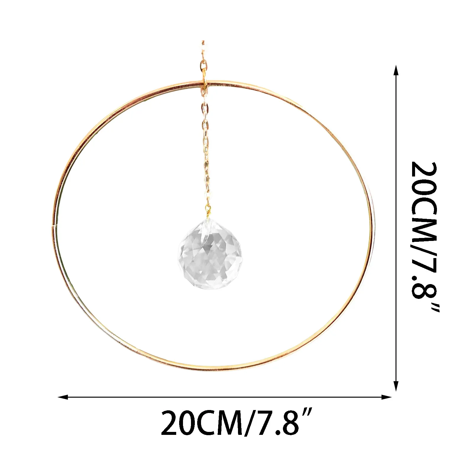 

Crystal Prisms Chandelier Wind Chimes Rainbow Chaser Suncatcher Window Hanging Pendant For Outdoor Home Decoration Gifts 2021