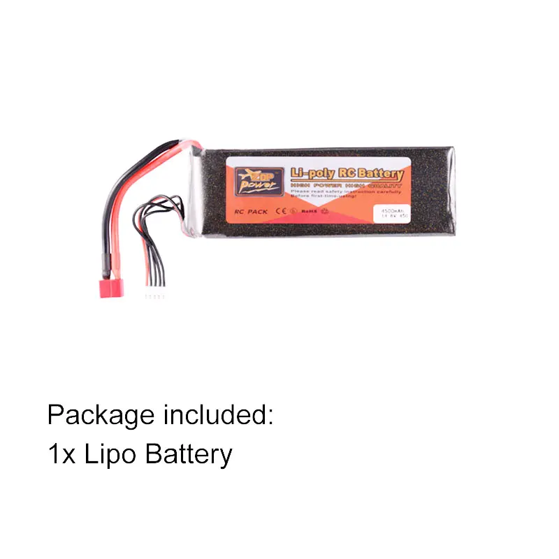 ZOP Power 14 8 V 45C 4500mAh 4S Lipo батарея T вилка для RC гоночного автомобиля дрона | Игрушки и