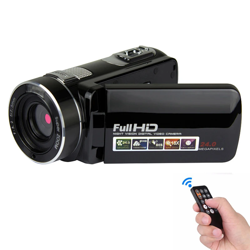 

FULL HD 1080p Home Use Digital Video Camera with 2.7'' TFT Display and 8x Digital Zoom