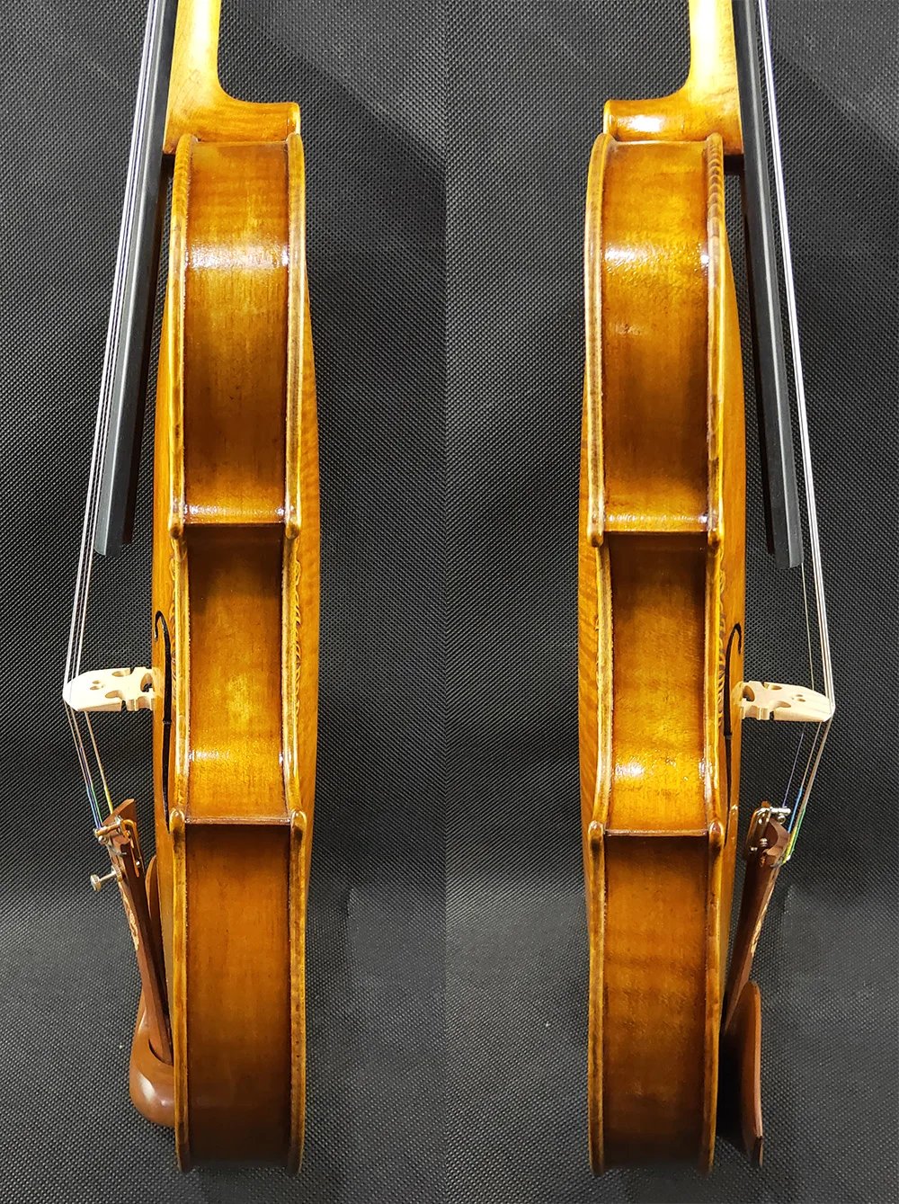 С красивыми ручками! Скрипка Strad Royal цветок de Lys размер 4/4 #2393 отличный лаковый
