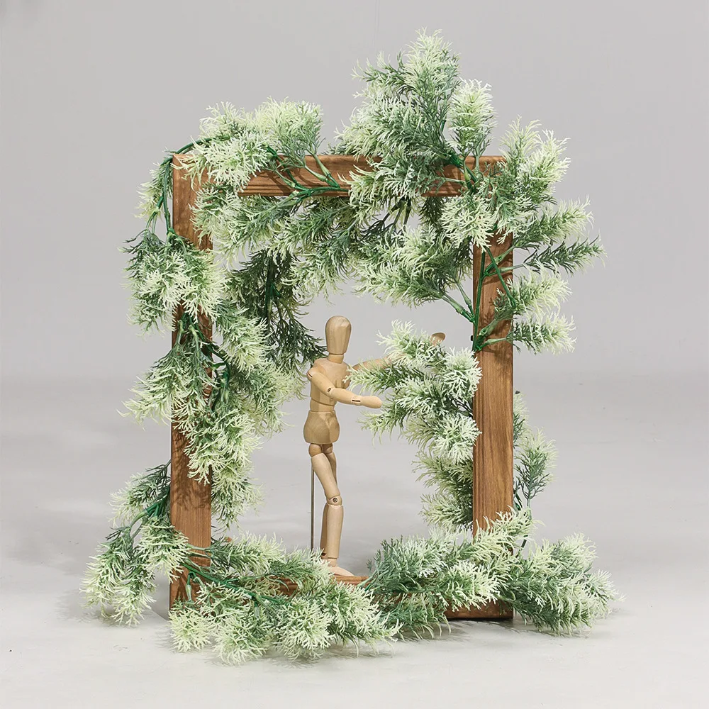 

180CM/70in Artificial Plants Fake Flower Pine Branches Rattan Vines Home Accessories Christmas Material Wedding Decoration Diy