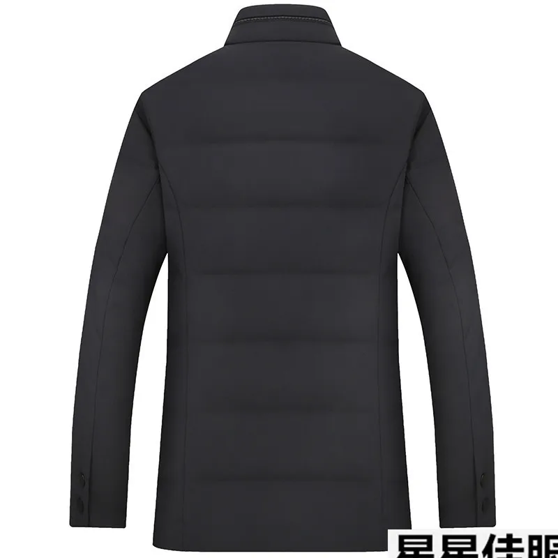 10XL 8XL новая зимняя куртка на утином пуху воротник из натурального меха Мужская