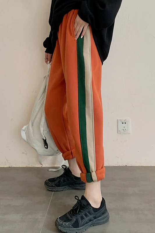 

Pants for Women Spring and Autumn Sports Casual Pants High Waist Harem Pants All-Matching Ankle-length Pants Sweatpants