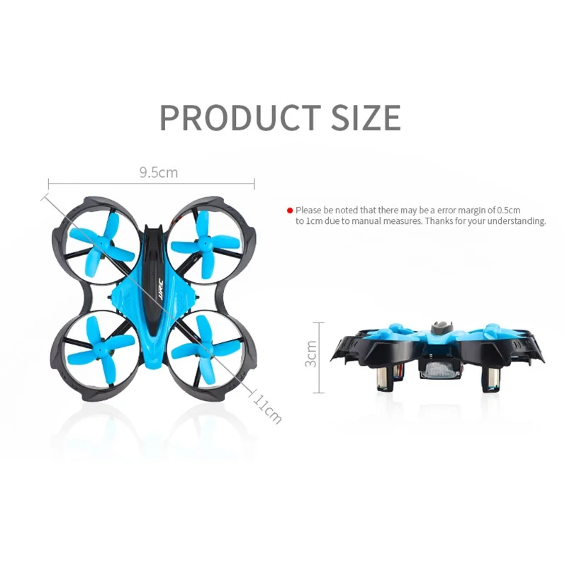 JJRC H83 RC Мини Дрон вертолет 4 канала Квадрокоптер 6 осей одна кнопка возврат анти