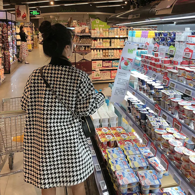 YOCALOR/Новинка комплект из двух предметов Ретро стиль Хаундстут Стиль канала