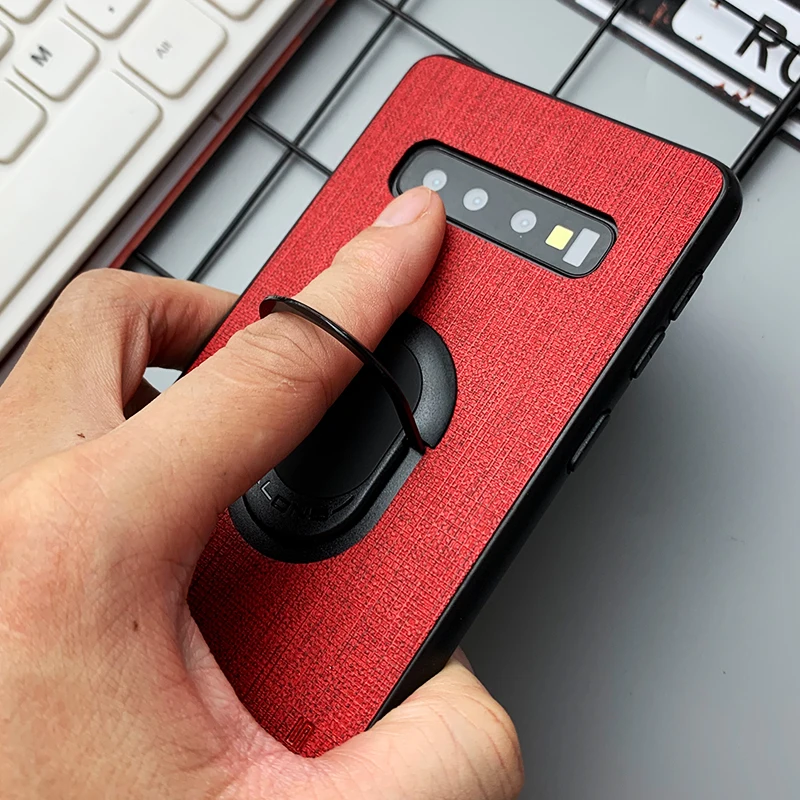 Автомобильный Магнитный чехол для телефона samsung Galaxy Note 9 8 A6 Plus TPU Вращающийся