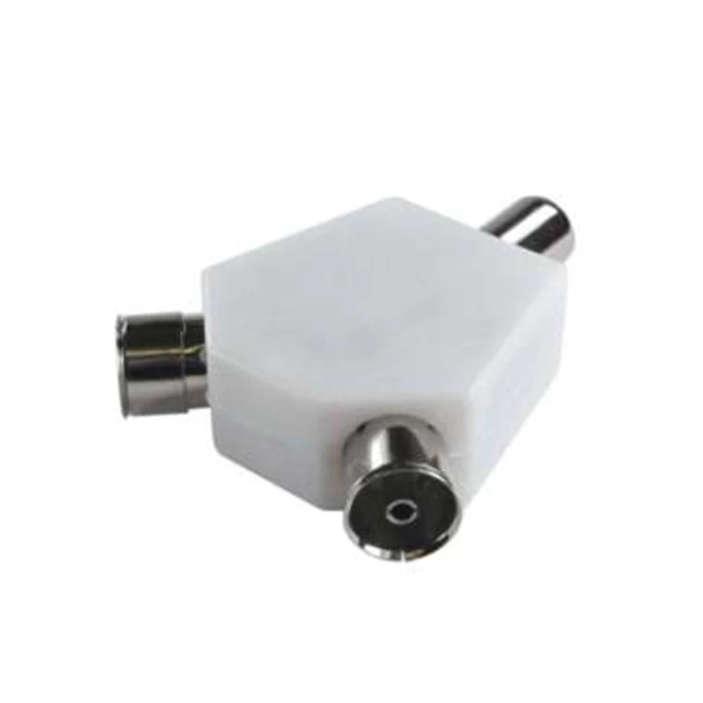 Адаптер сплиттер тв трехполосный кабель папа мама Антенна коаксиальные разъемы|