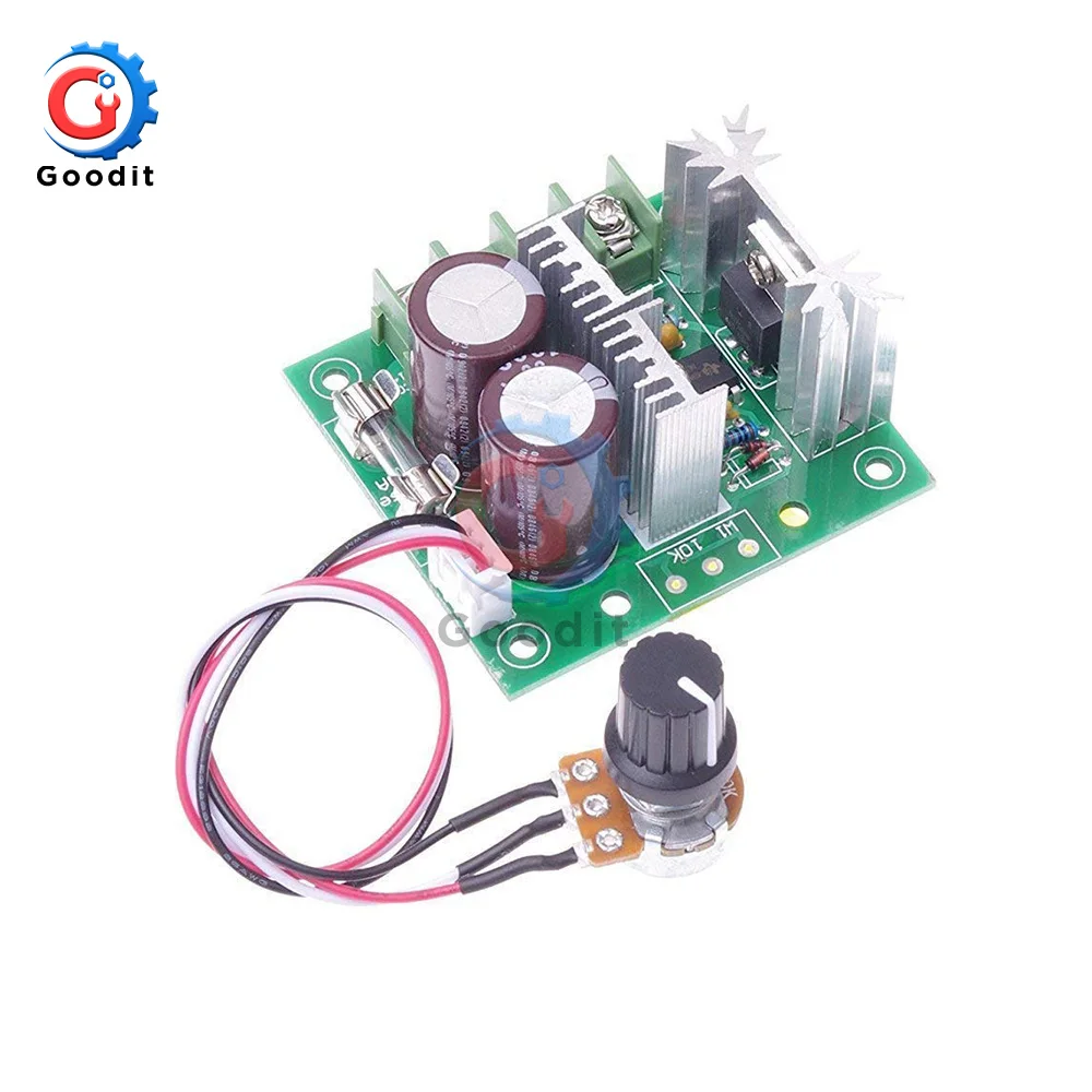 Регулируемый регулятор скорости двигателя постоянного тока PWM DC 12 V-40 V 400W 10A управление 13kHz Регулируемый Модуль привода 24V 36V CCMHC CCMHCW плата