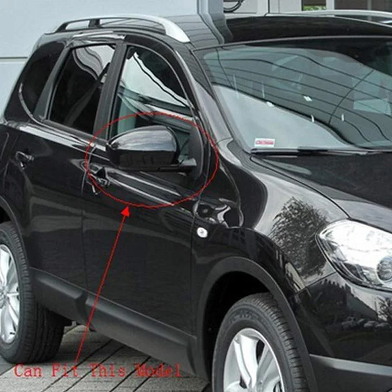 2 шт. АБС хром заднего вида Боковая дверь зеркала крышка отделка автомобиля