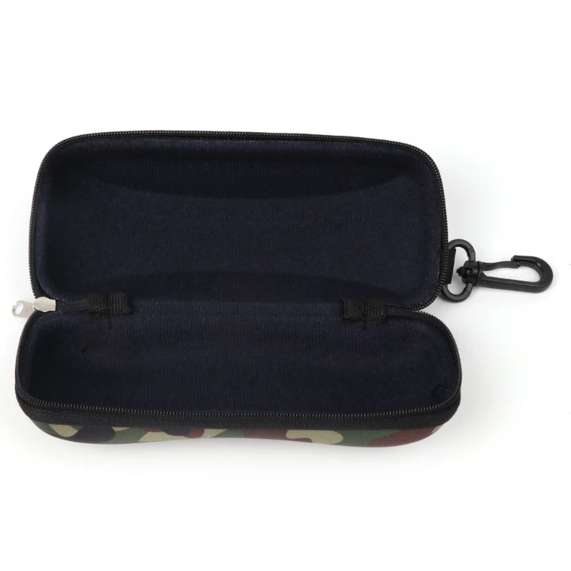 

Glasses Box Sunglasses Case Camouflage Storage Protector Zipper Unisex Container