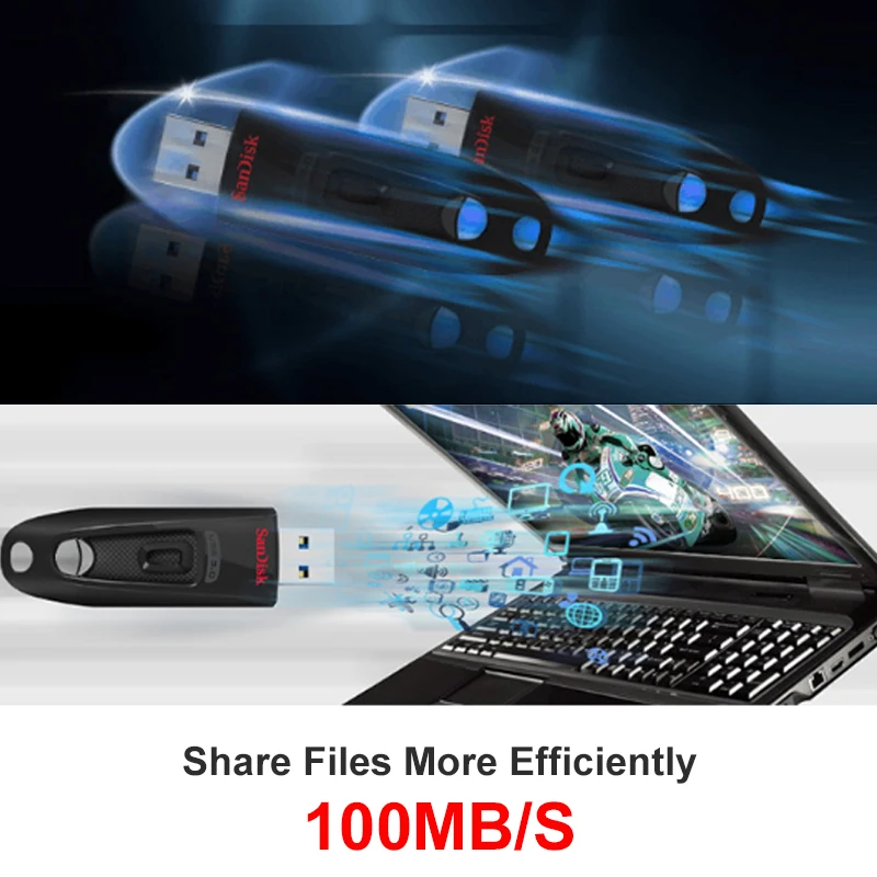 USB флеш накопитель SanDisk 16 128 ГБ|USB флэш-накопители| |
