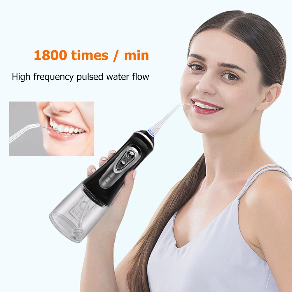 

Oral Irrigator Floss Teeth Cleaner Portable Tooth Pick Dental Stains Removal Water Pulse Flosser Dental Jet Teeth Cleaner