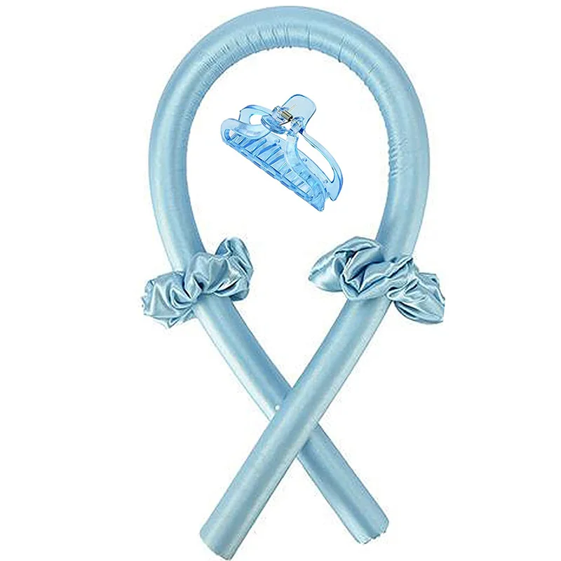 Heatless бигуди для длинных волос шелковые локоны повязка мягкие поролоновые щипцы