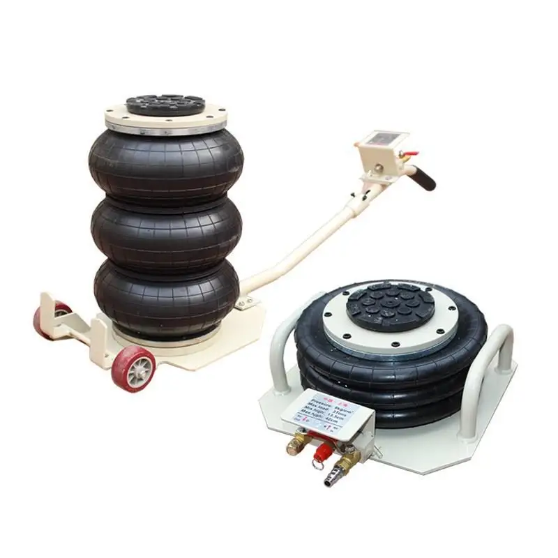 Airbag jack, car-mounted maintenance, tire replacement, horizontal pneumatic three-layer rubber pressure jack