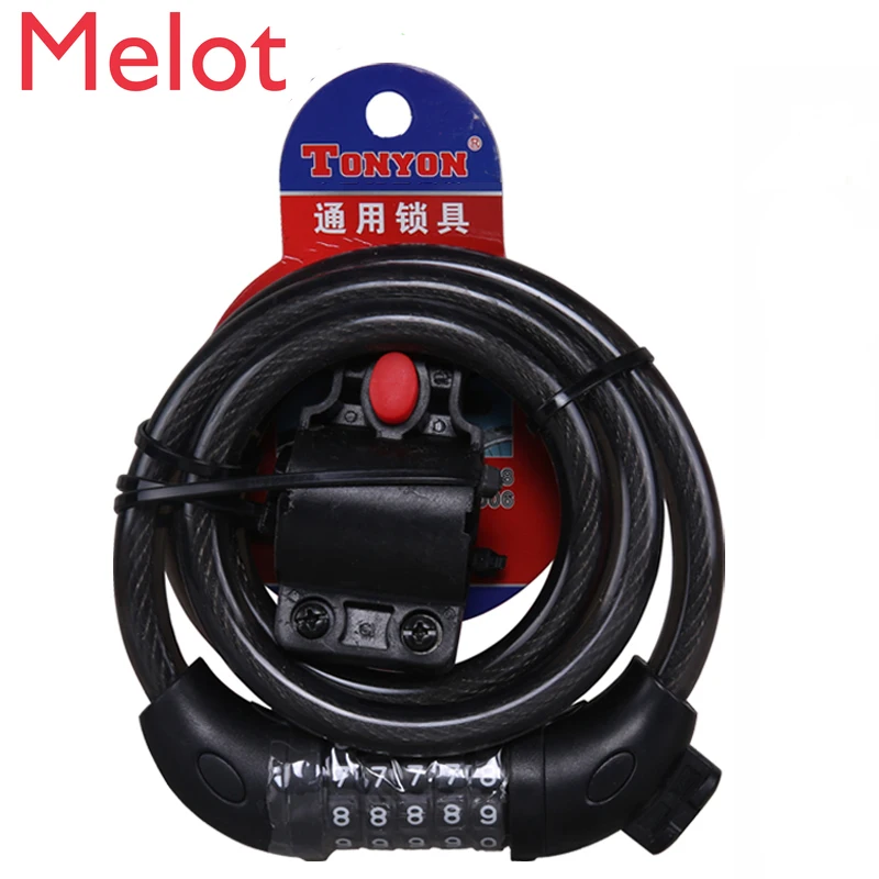 

Universal Anti-Theft 5-Digit Combination Lock Bicycle Lock Padlock Mountain Bicycle Lock Color Car Lock Ty566