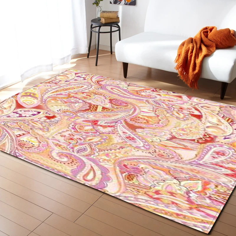 

Home Decor Living Room Carpet Children Play Mat Soft Flannel Non-slip Floor Area Rug Bedroom Rug for Coffee Table Chair