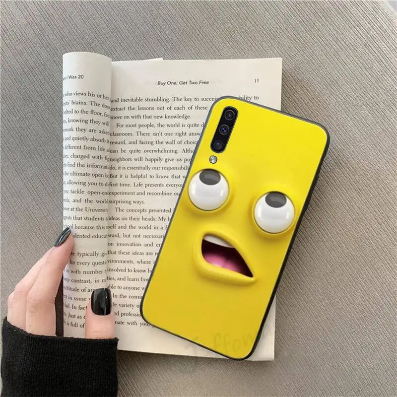 

Funny face pattern high quality Phone Case For Samsung galaxy A S note 10 7 8 9 20 30 31 40 50 51 70 71 21 s ultra plus