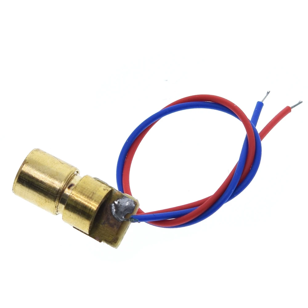 1 шт 5V 650nm 5 мВт Регулируемый точечный модуль лазерного диода Красный лазерный