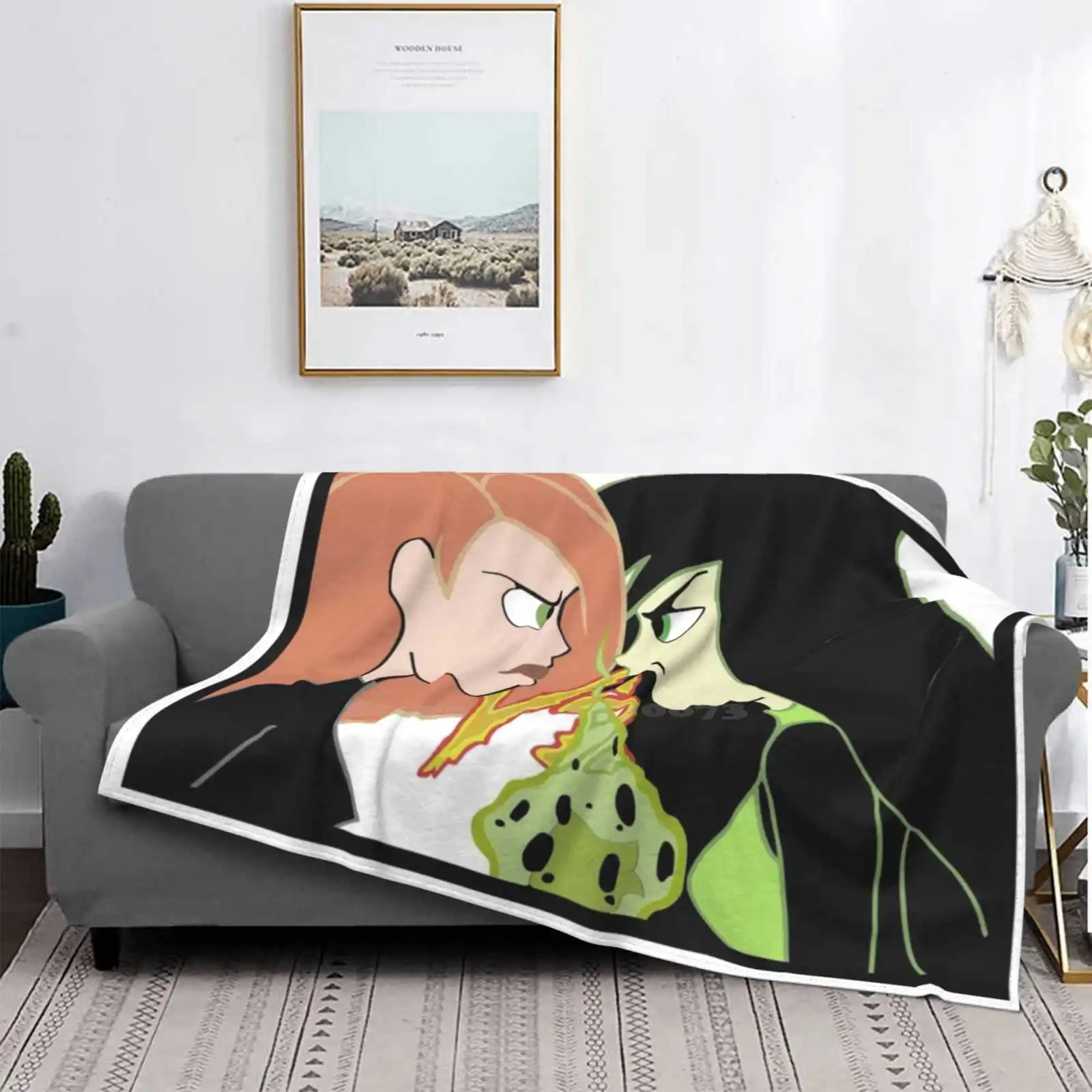 

Manta suave con dibujos animados de Kim Kombat, manta cómoda de alta calidad para sofá y cama, arte de Kim Mortal Kombat, Anime