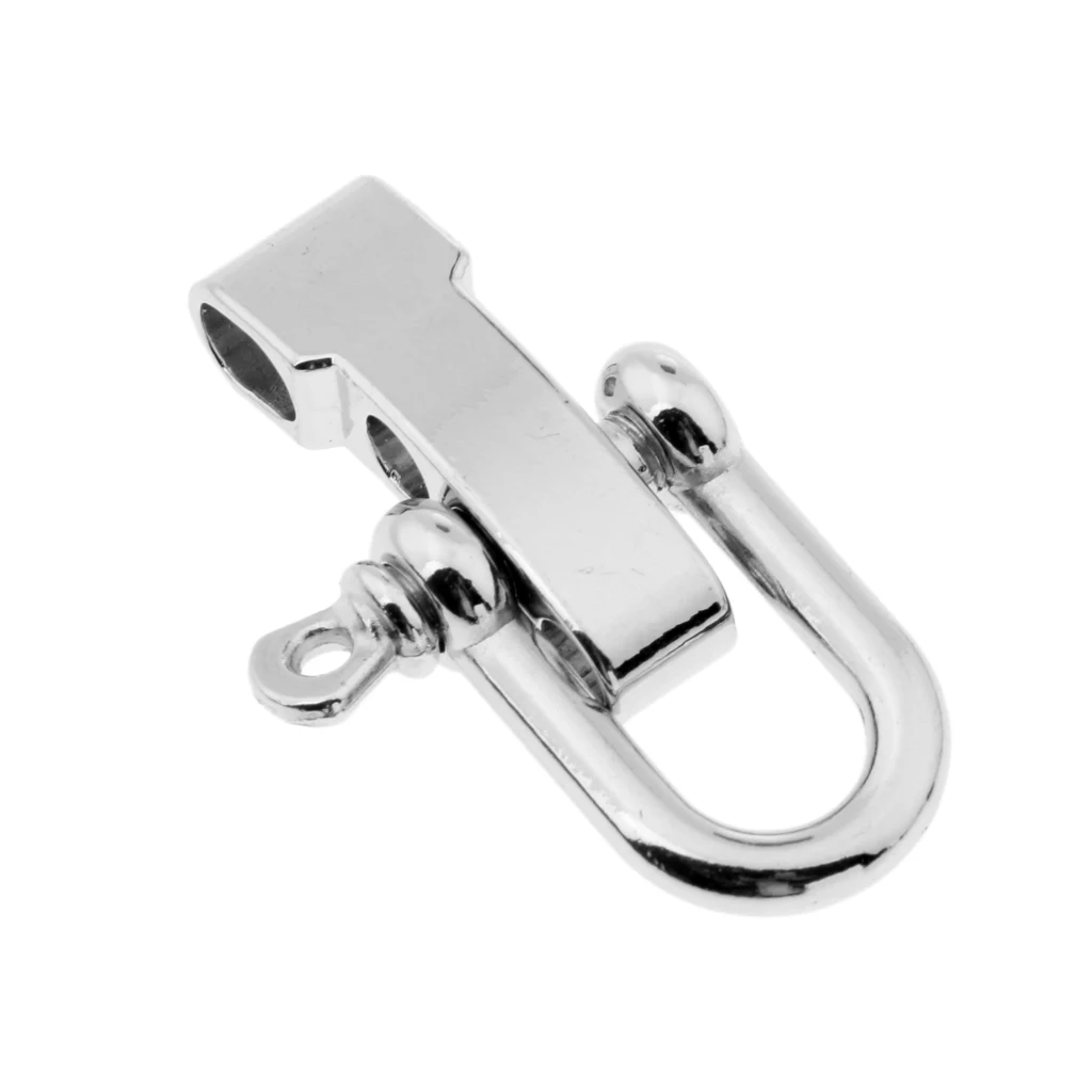 Alloy Adjustable D Type Shackle Buckle for Survival Paracord Bracelet | Спорт и развлечения