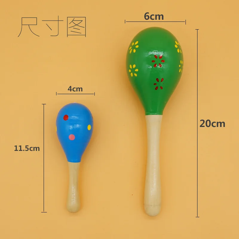 1 шт. мини деревянный шар детский песочный Молоток детские игрушки Ударные