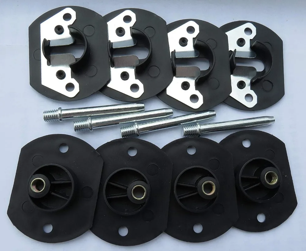 

4 набора соединительных штифтов для секционного дивана, дивана, мебели, (черный), соединительный инструмент домашний стул, для украшения стола, дома